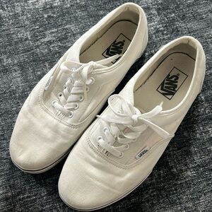 Vans mens era low pros size 9 white